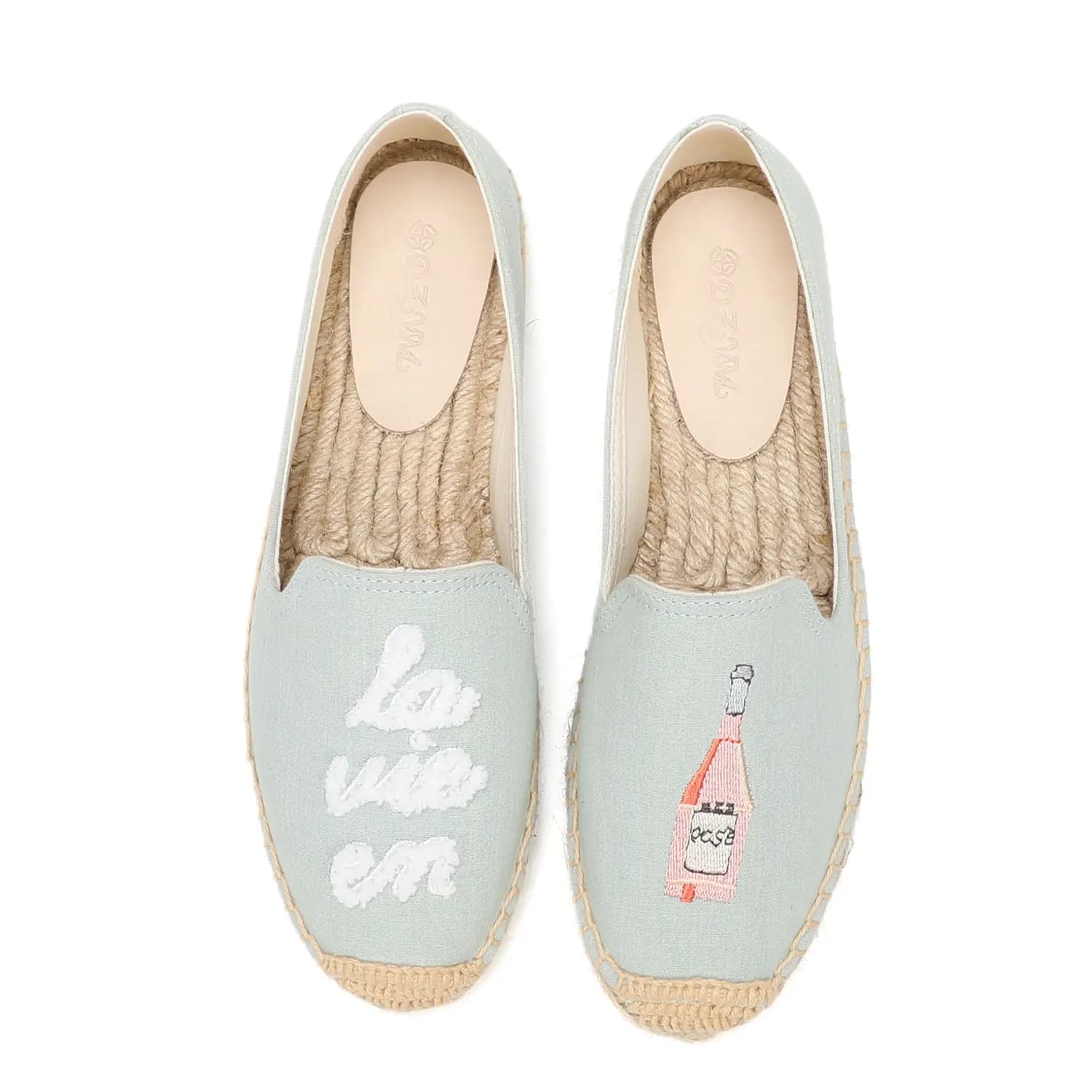 Espadrillas da donna Scarpe da ufficio piatte in canapa moda da donna Spedizione gratuita Piattaforma comoda da lavoro