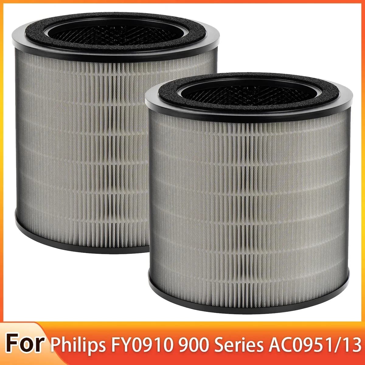 Filtro FY0910 per purificatore d'aria Philips serie 900 AC0951/13 AC0950/10, filtro a carbone attivo H13 3 in 1 e prefiltro FY0910/30