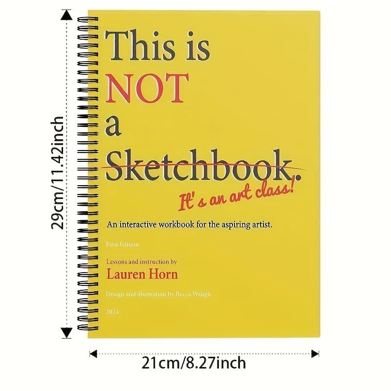 "This is Not a Sketchbook" - Cross-Border Bestseller Interactive Drawing & Coloring Book for Adults & Kids (A4 English Edition)