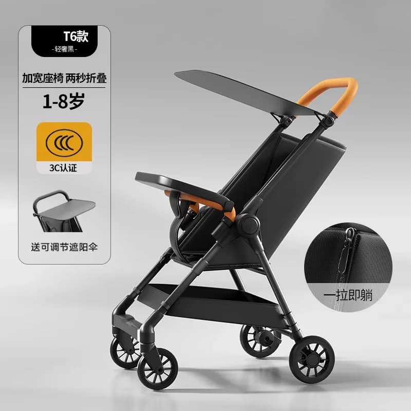 Carrello tascabile per passeggino leggero Strumento per camminare per bambini Carrello per passeggiate per bambini pieghevole leggero Carrello per ombrelloni per bambini