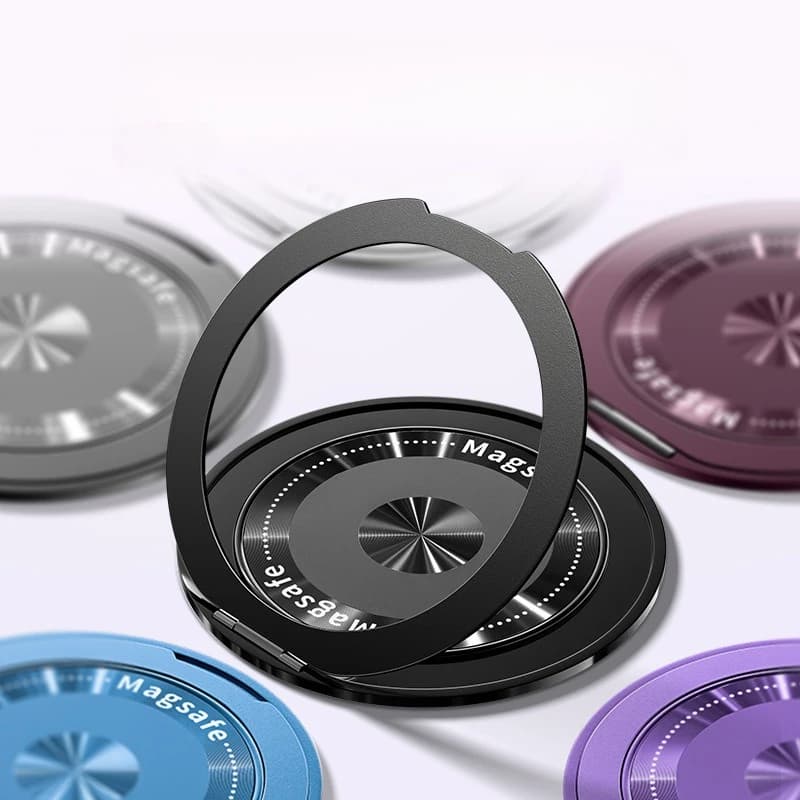 Suitable for Apple Android multifunctional mobile phone English coil holder back sticker universal portable magnetic ring buckle