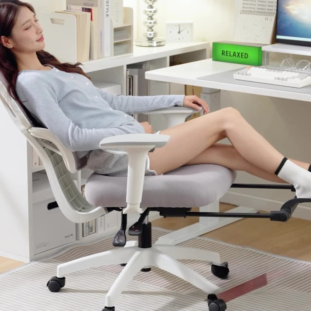ZOffice Sedia da gioco Mesh traspirante Supporto per schienale ergonomico 3D Imbottitura per sedile in spugna ad alta densità Silla Gamer Sedia rilassanteZ