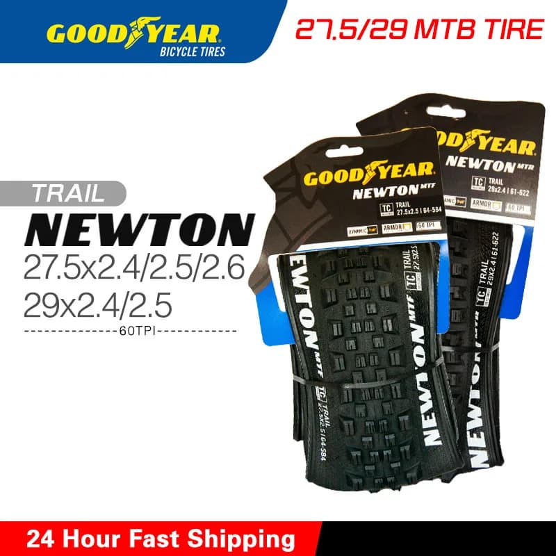 Goodyear 29 MTB Newton MTR e MTF Pneumatico 27.5/29 Nero Pneumatico per bicicletta Tubeless Ready 60TPI Per Downhil, Enduro, Aggressive Trail bike