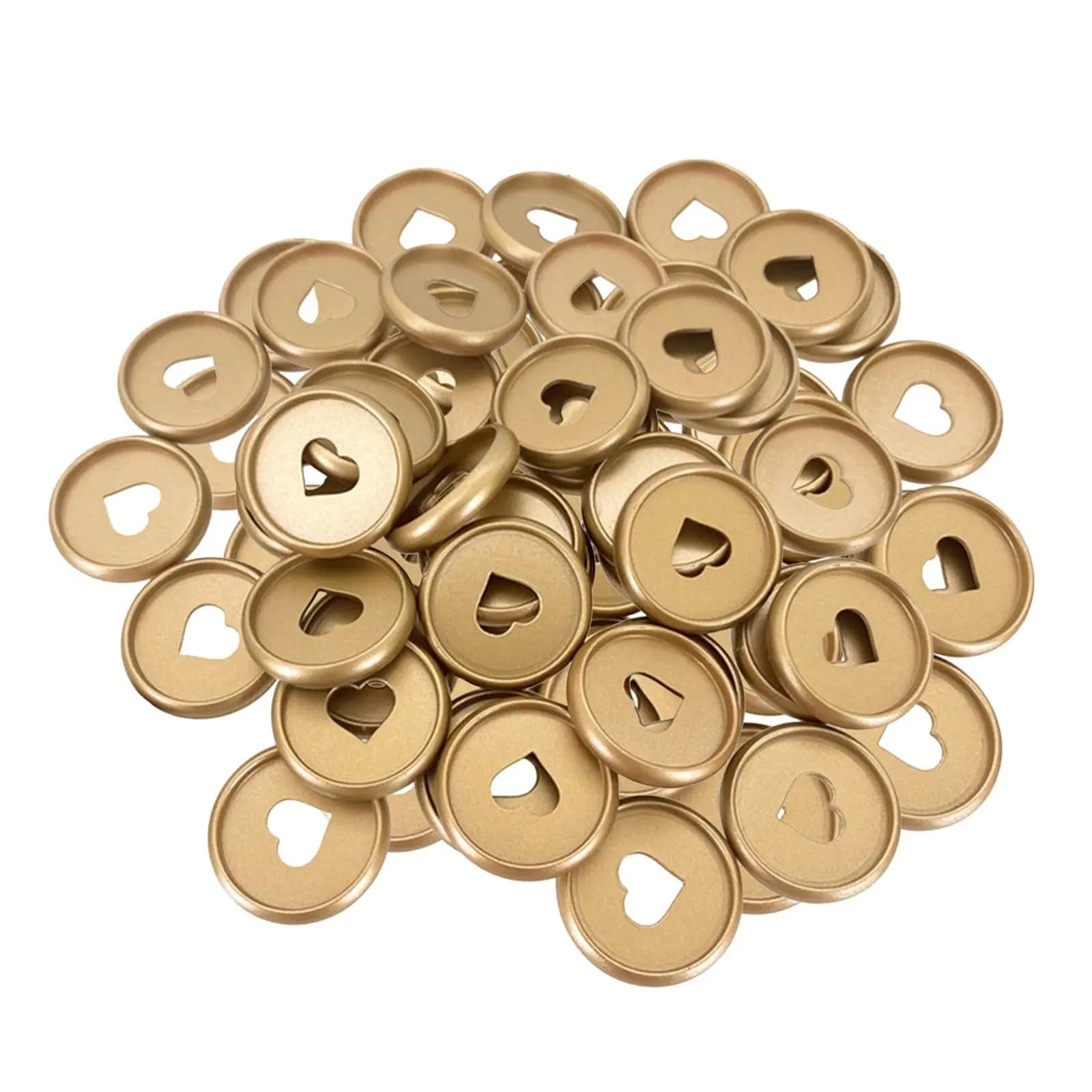 50pcs 23mm Binder Ring Loose Leaf Firm Binding Buckles Sketchbook Plastic Connect Index Cards Hinged Binders