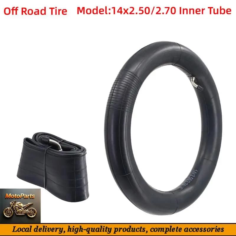 2pcs CST 14x2.50/2.70 Inner Tube Compatible with 14 Inch Bicycle, E-bike, and Tricycle Wheel Tires