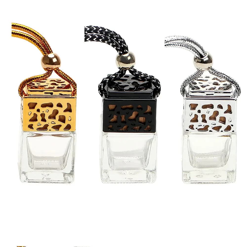 Deodorant for environments with automatic ornament pendant, empty bottle for car perfume, home decoration