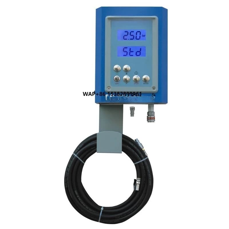 FS-301OPS Gonfiatore Automatico per Pneumatici Auto con Display Digitale, Montaggio a Parete