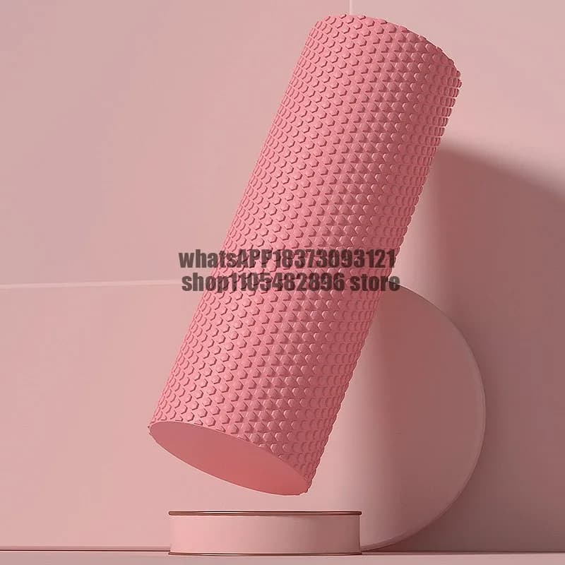 Solid Foam Axis Muscle Relaxation Professional Roller Glossy Yoga Thin Leg Artifact Floating Point Massage Sports Fitness Stick