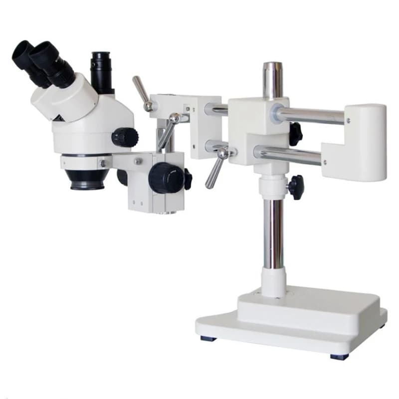 Microscopio trinoculare stereo, riparazione microscopio per telefoni cellulari, esercizio sperimentale SZM45TR-STL2