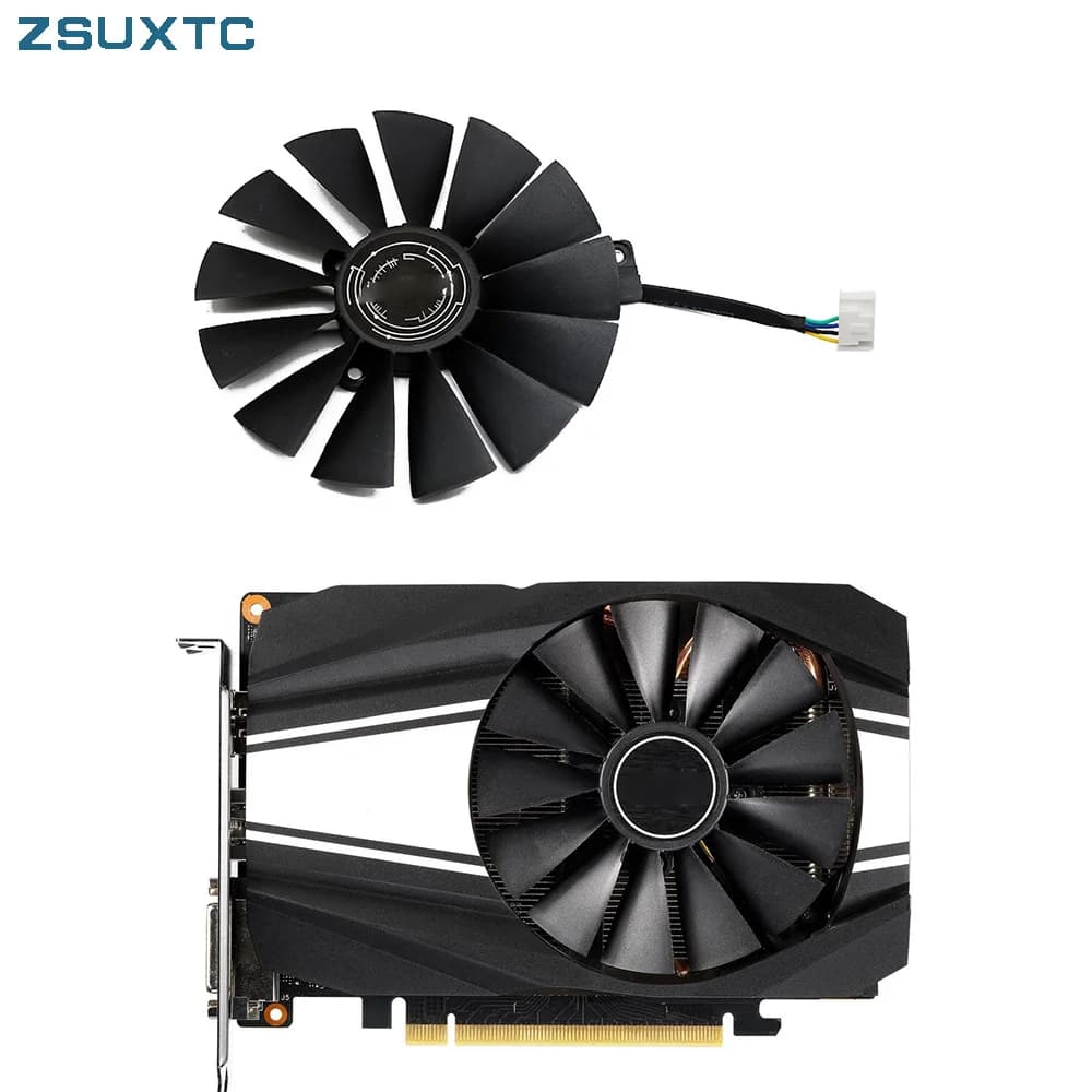 FDC10U12D9-C T129215BH GTX1660 VENTOLA GPU, ASUS Phoenix GTX 1660 SUPER、1660TI、1660、RTX 2060 Phoenix Ventola di raffreddamento della scheda video