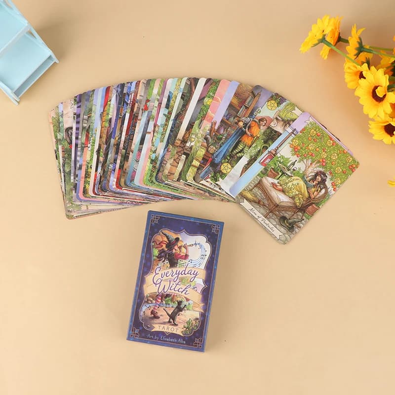 1 scatola tarocchi tarocchi libro dei tarocchi in lingua inglese tutti i giorni tarocchi strega per principianti giochi da tavolo astrologia divinazione carte strumenti