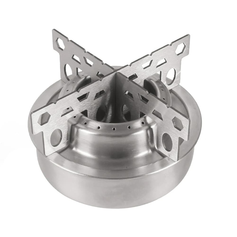 Portable Mini Alcohol Stove Crosses Stove Stand Rack Alcohol Burner for Outdoor Camp Hike Backpacking Cooking A-ABJQ