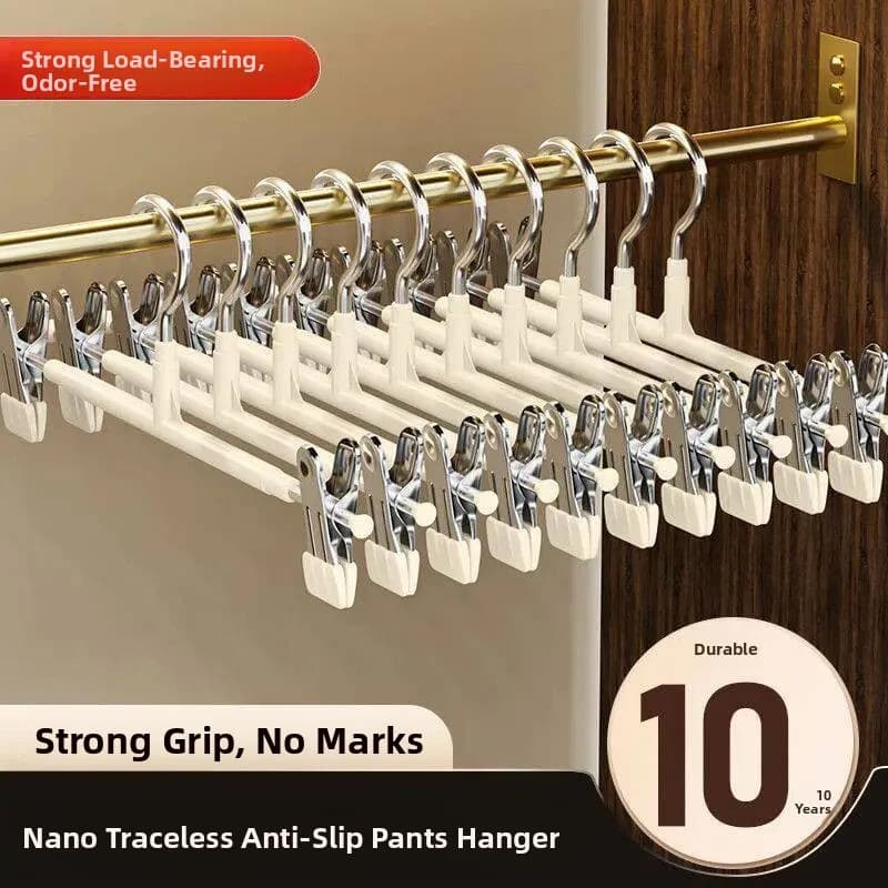 Anti-Wind Multi-Functional Underwear Drying Rack Home Use Strong Pants Hanger Seamless Pants Clamp Clothes Hanger Drying