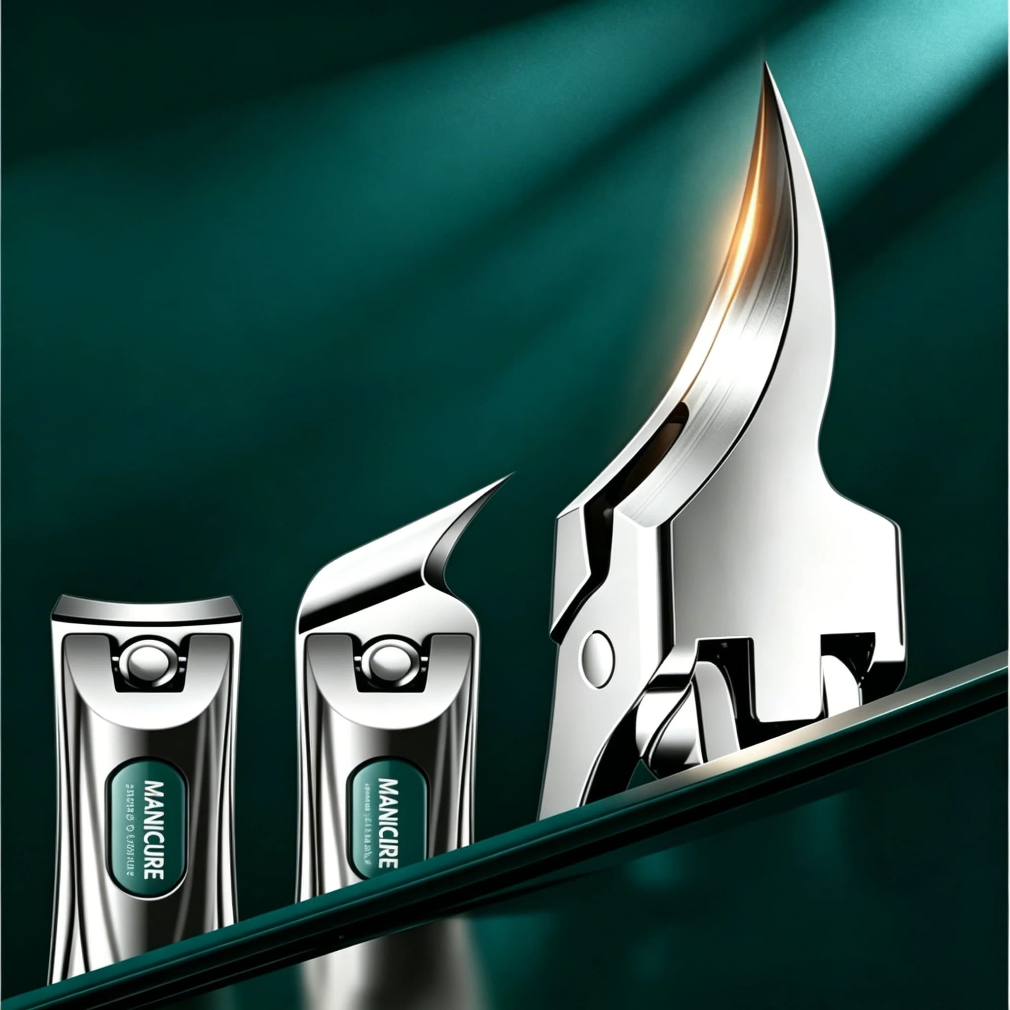 Set di 1/2/3 pezzi, set di 2/4 pezzi di tagliaunghie per unghie incarnite e spesse, per pedicure e manicure professionale.