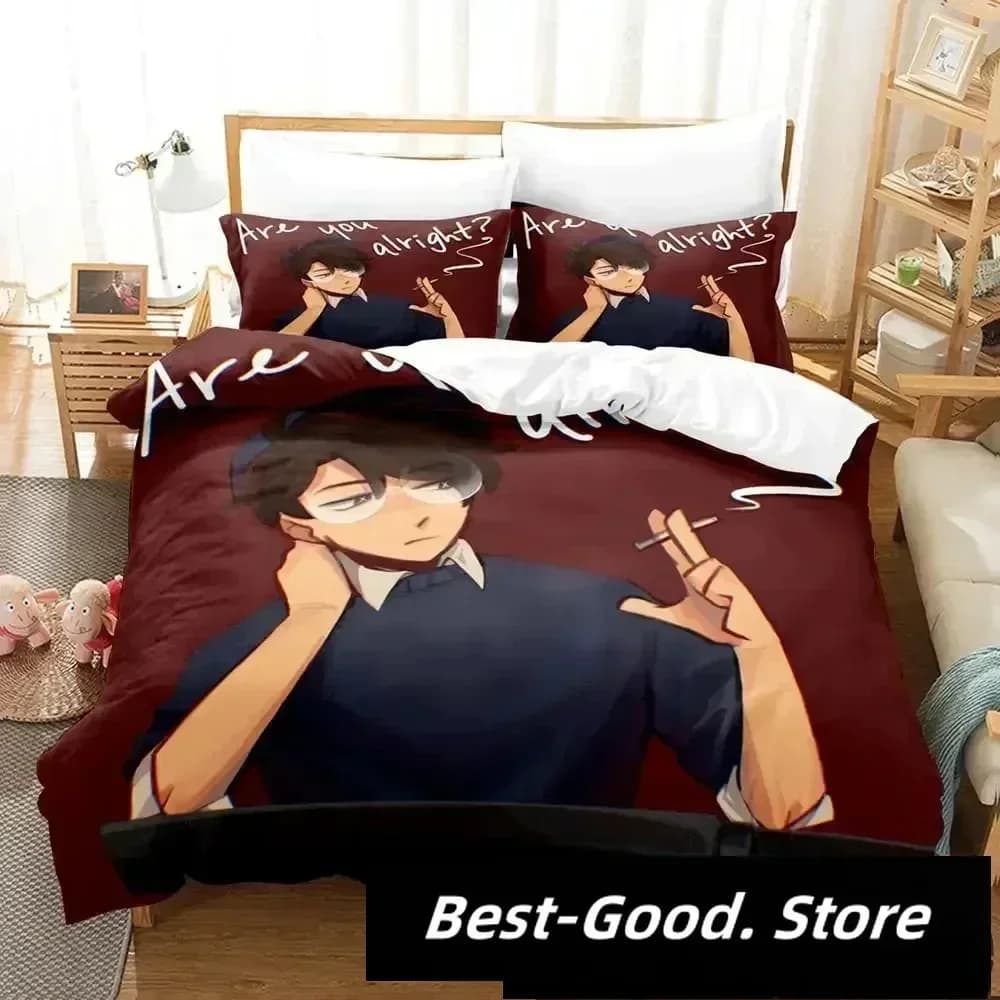 Wilbur Soot Are You Alright? Technoblade Lovejoy Set di biancheria da letto per ragazzi e ragazze, copripiumino, federa, letto matrimoniale, per adulti