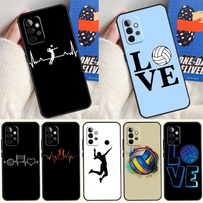 Pallavolo Sprot Per Samsung Galaxy A22 A32 A52 A54 A34 A14 A55 A35 A15 A53 A33 A13 A05 A06 A16 Cassa Del Telefono