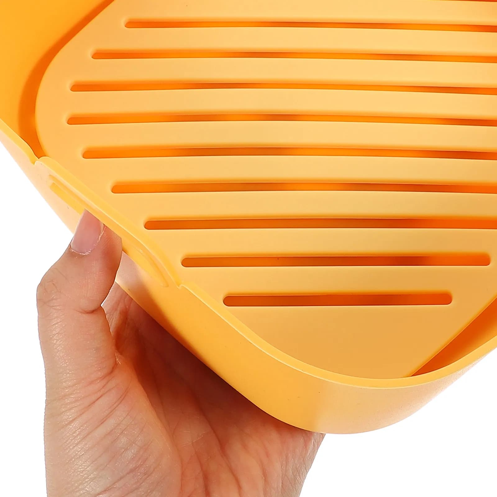 Tappetino in Silicone Riutilizzabile per Friggitrice ad Aria, per Verdure, Carni, Dessert, Facile da Pulire, Resistente al Calore, Accessori per Friggitrice ad Aria