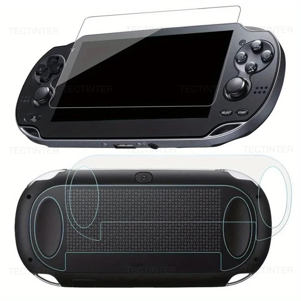 Screen Protector for Sony PS Vita PSV 1000 Front Tempered Glass +Back Clear Full HD Protective film Cover for PSV 2000 Handheld