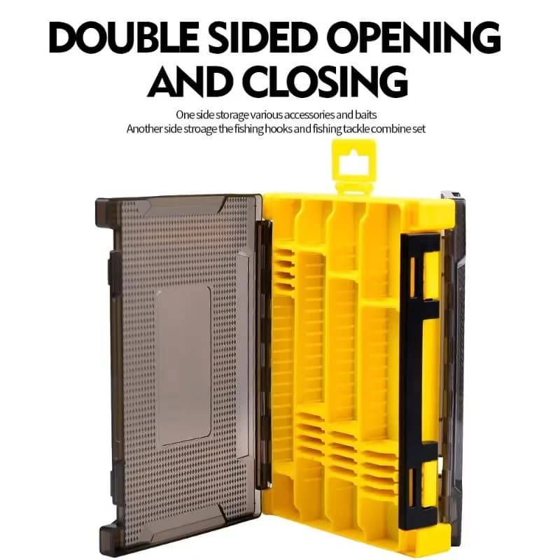 Double-Layer Fishing Lure Box Tackle Box Bait Accessories Storage Box Minnow Pencil Plastic Fishing Supplies
