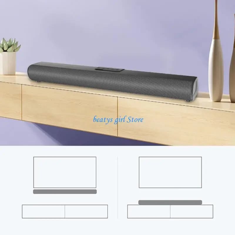 C7AB 3.5mm AUX Bluetooth-compatible 5.0 Speaker Computer Speakers Music Player Subwoofer Sound Box For TV Support