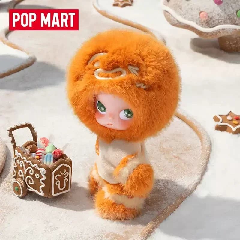 POP MART Zsiga Gingerbread Man Serie 1/8 Anime Action Figure Genuino Scatola Cieca Scatola Mistero Indovina Borsa Giocattoli Bambola Regali Di Natale