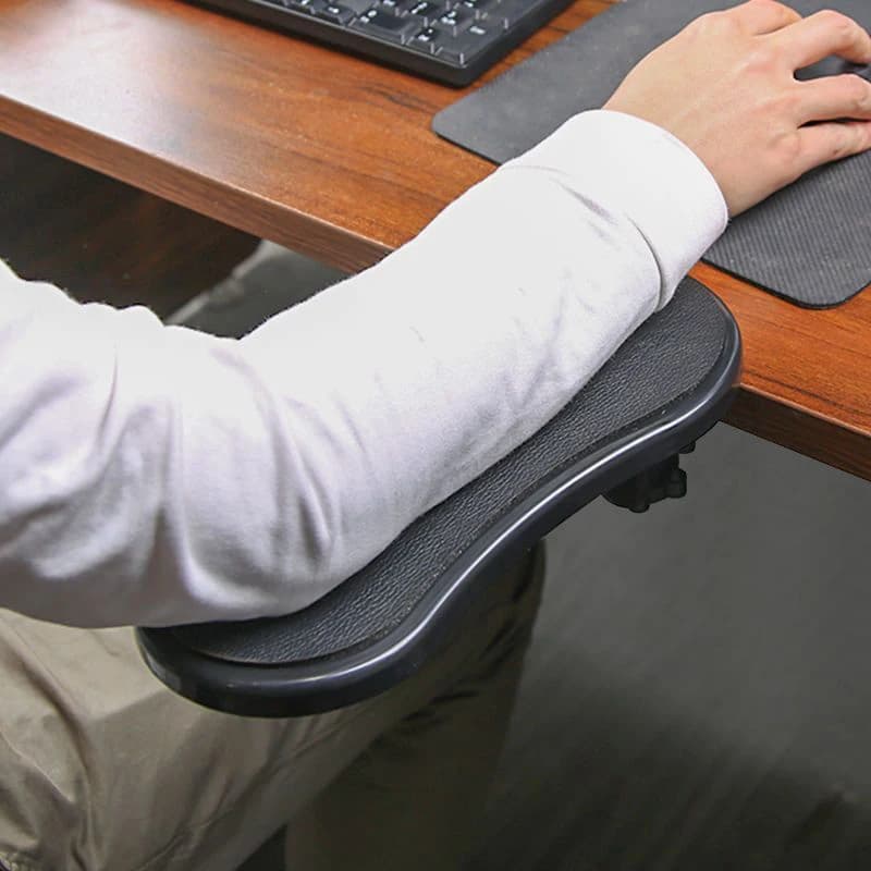 Bracciolo per computer per scrivania Supporto per poggiapolsi ergonomico regolabile per supporto per tappetino per mouse girevole con prolunga per bracciolo per tastiera