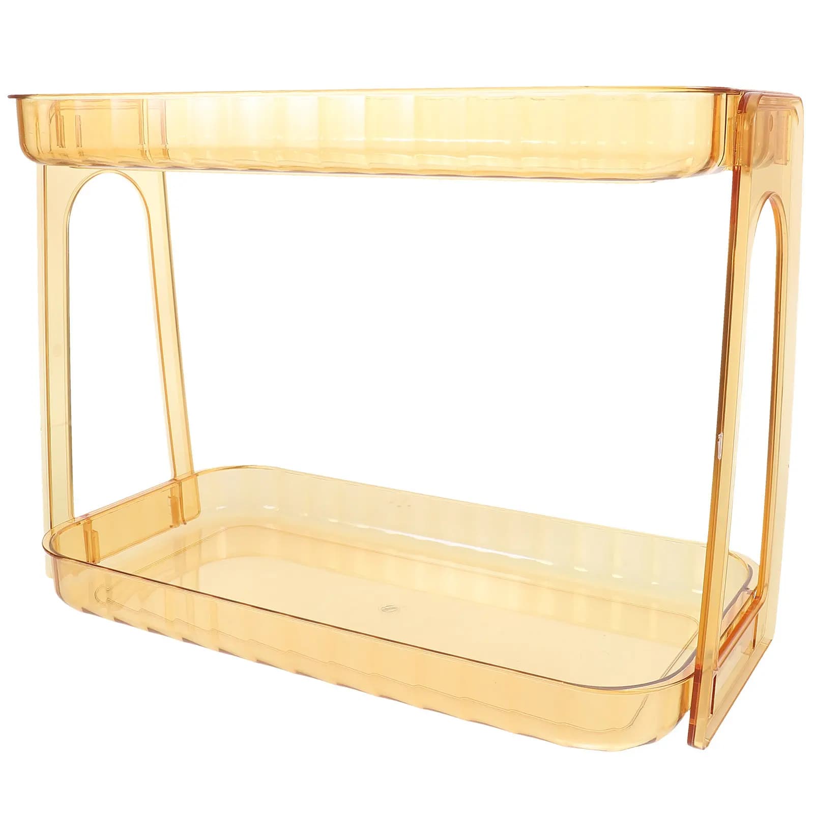 2-Tier Bathroom Countertop Organizer for Cosmetics Toiletries Skincare Large Capacity Space Saving Tiered Makeup Storage Shelf