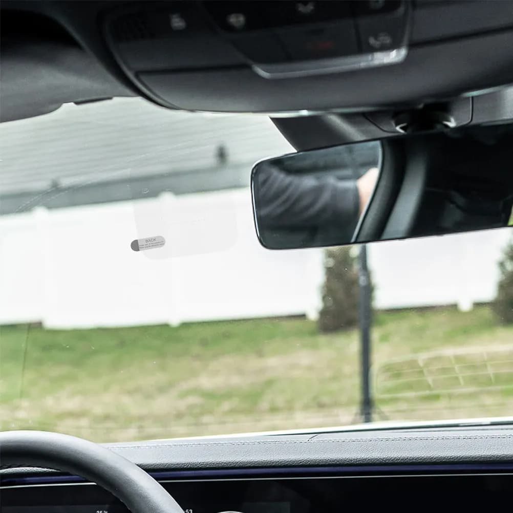 20 Pezzi Adesivo Statico per Parabrezza Dash Cam, Pellicola Protettiva per Vetri Auto, Montaggio Elettrostatico, Trasparente, Riutilizzabile, Senza Bolle