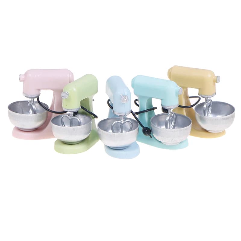 1:12 Dollhouse Miniature Kitchen Modern Mixer Model Furniture Accessories Toys