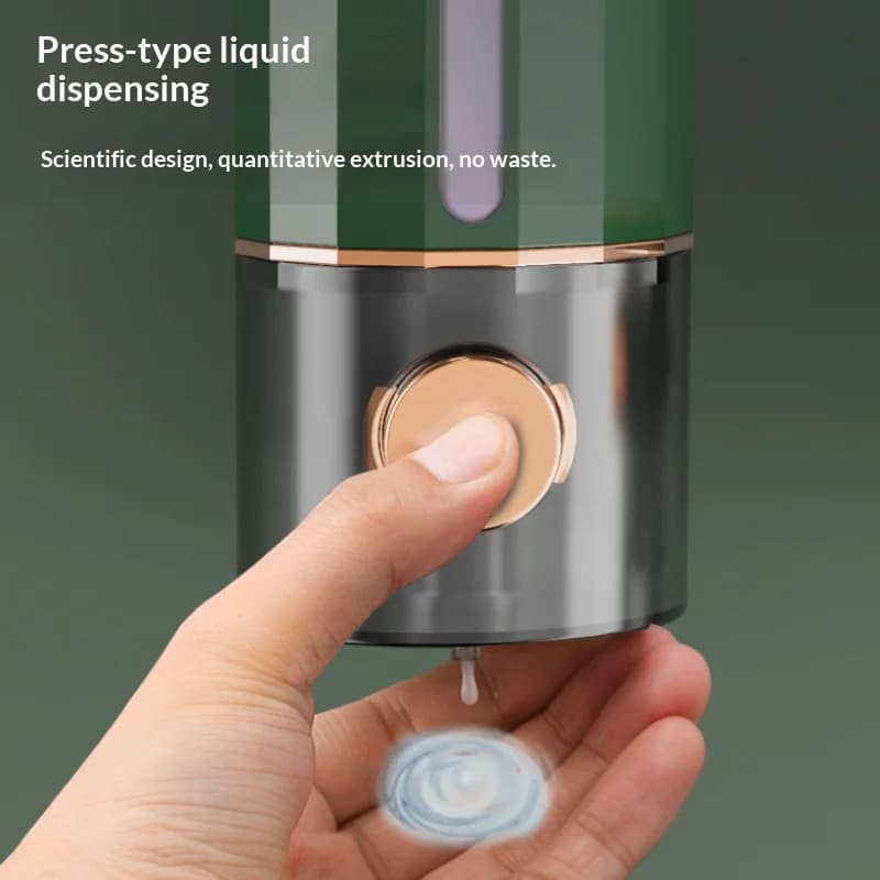 Dispenser Automatico di Sapone, Erogatore di Sapone Liquido a Schiuma con Sensore Touchless e Batteria Ricaricabile per Cucina, Bagno, Casa, Montaggio a Parete