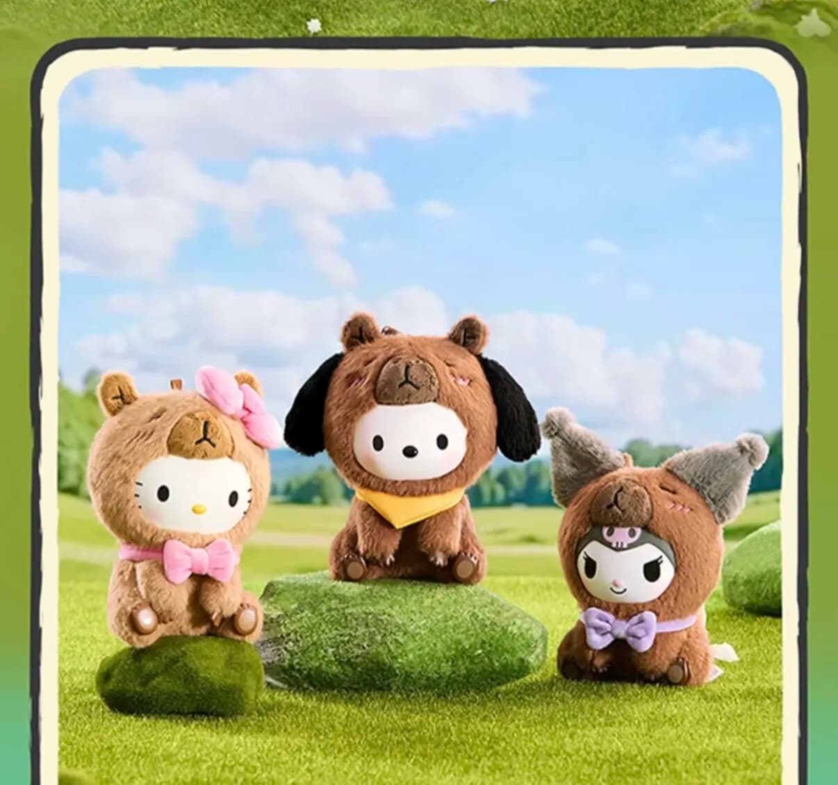 Autentiche Figure in Vinile della Serie Capybara di Sanrio, Giocattoli Blind Box, Bambole Kawaii Kunomi My Melody, Regalo per Ragazze