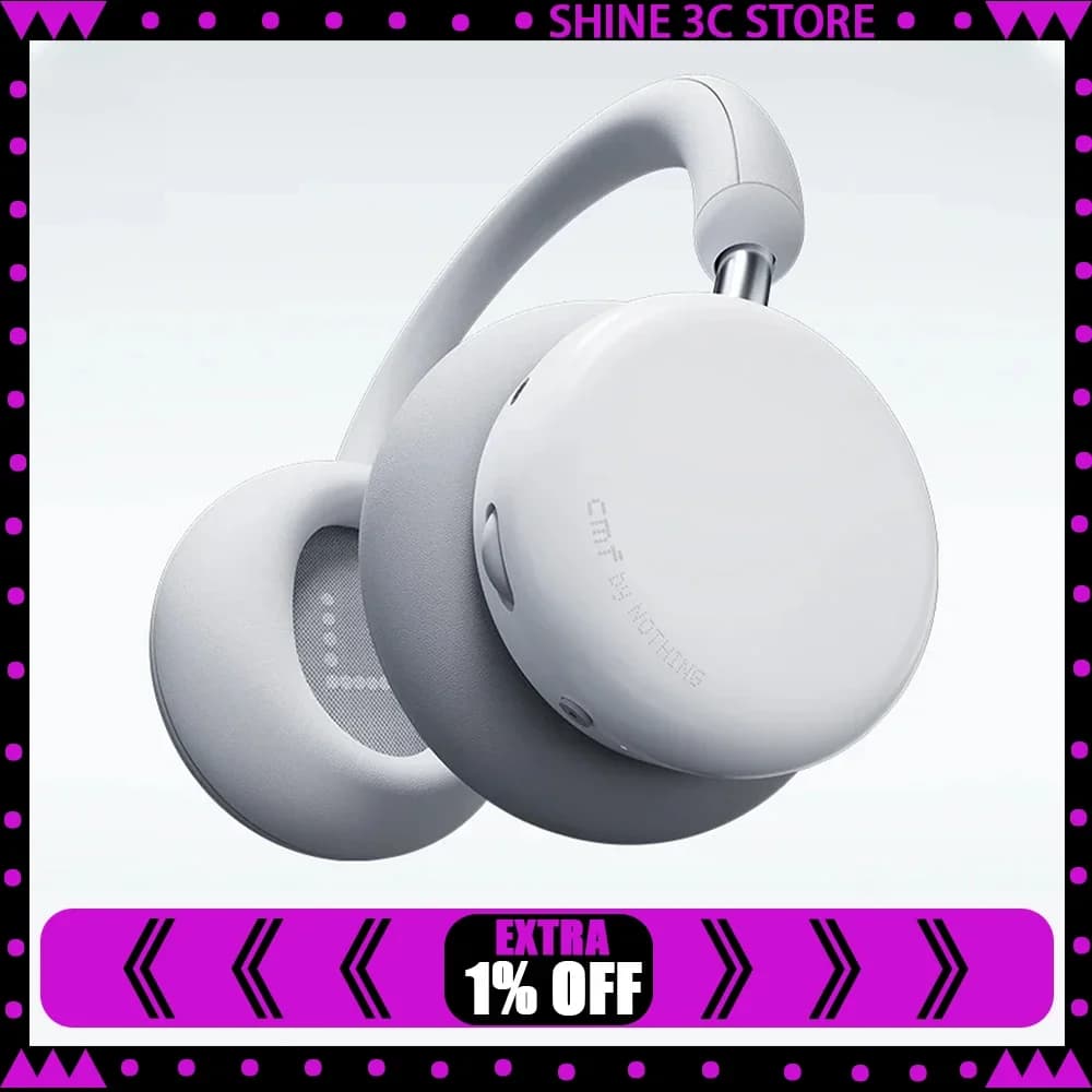 CMF by NOTHING Headphone Pro HIFI Wireless Bluetooth Headsets 40dB Noise Reduction Long Battery Life Gaming Music Headphone Gift