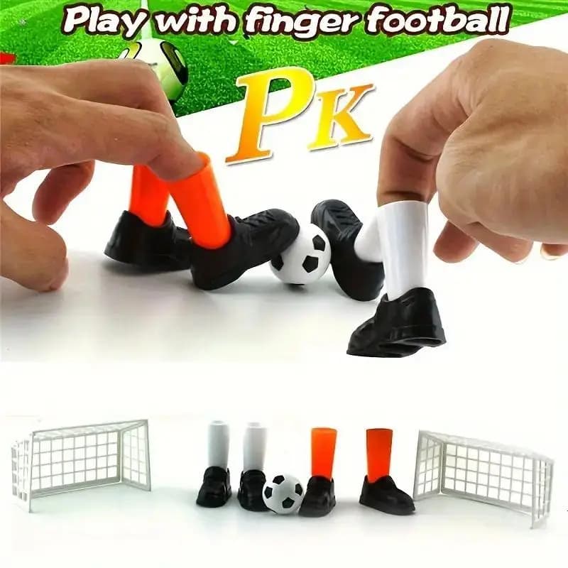 Finger Soccer Interactive Fingertip Set Youngsters Desktop Sports Competition Parent-Youngsters Board Game 1/3