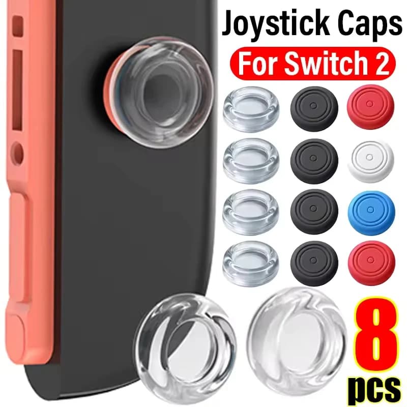 Joystick in silicone Thumb Stick Grip Cover per Nintend Switch 2 NS2 Gamepad Joystick Protezioni Cappucci antiscivolo per Switch2