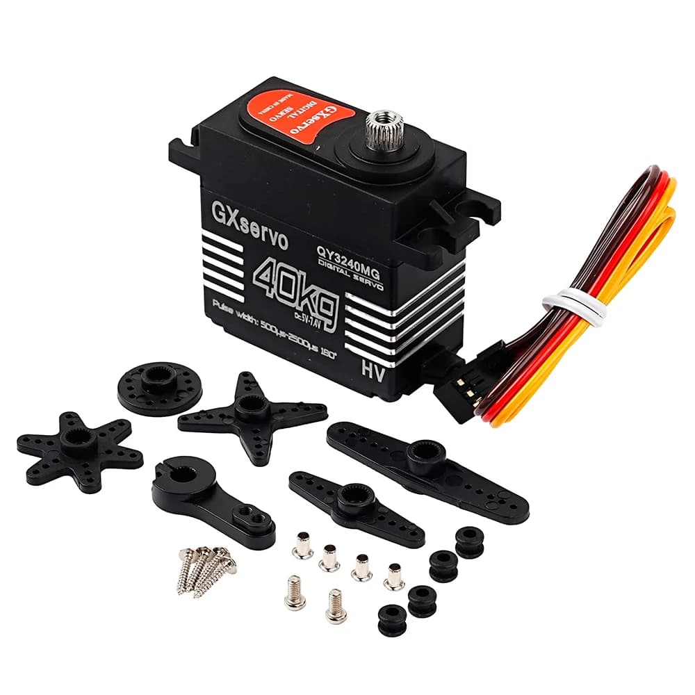 40/35/30KG Torque Digital Servo motor Waterproof 180 Degree Metal Gear RC Servo for 1/8 1/10 RC Crawler Car Boat DIY