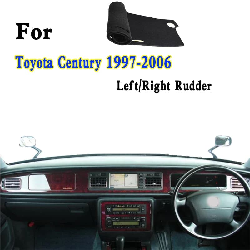 For Toyota Century G5 G50 V12 1997-2006: Carpet Covers Dashboard, Protection Panel Tools, Insulating and Parasol