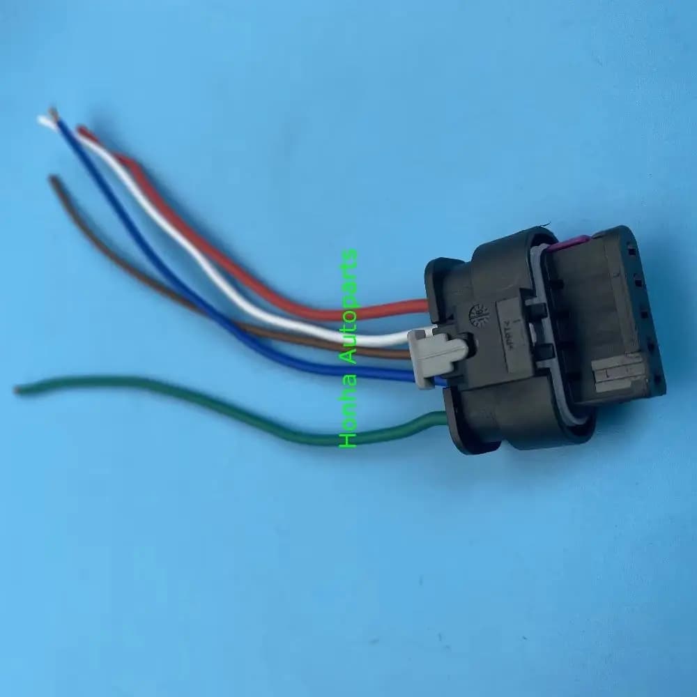 Spedizione Gratuita 5/10/20/50/100pz Connettore Sensore Massa Aria (MAF) Pigtail 5 Pin 4F0 973 705 4F0973705 con cavo 20AWG da 15 cm