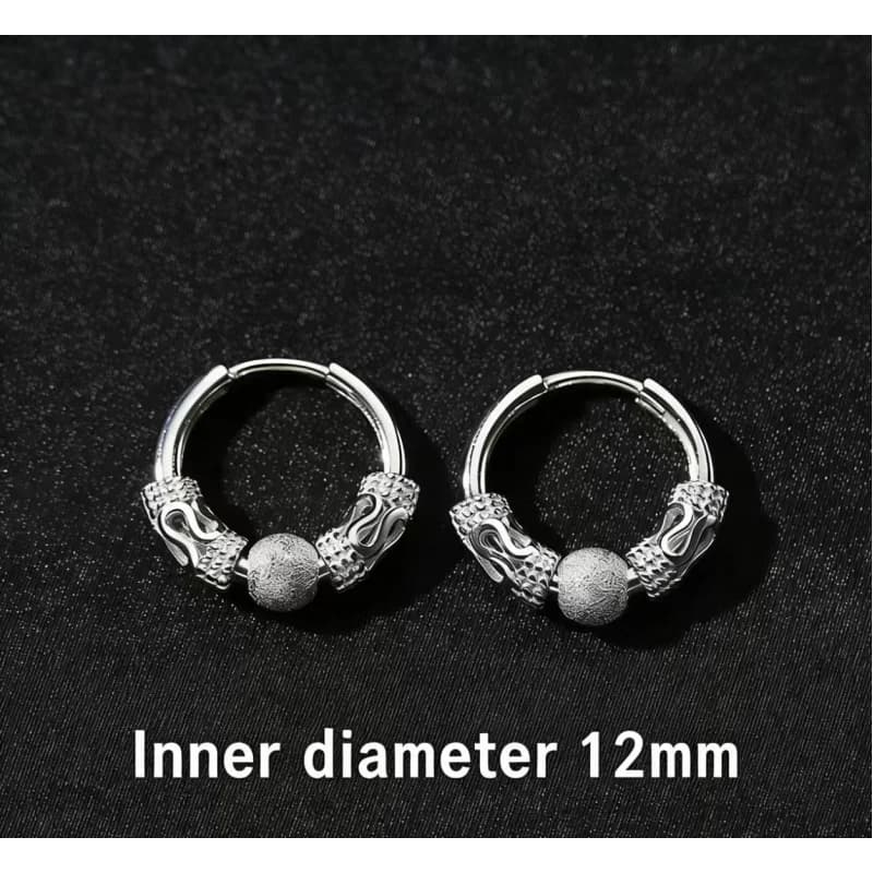1 pezzo - Stile maschile - Design piercing - Orecchini in acciaio inossidabile - Adatti sia per uomini che per donne, in stile punk e hip-hop