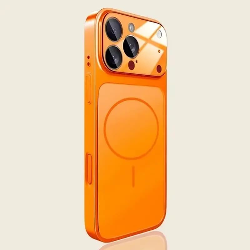 Custodia per telefono opaca acrilica di lusso per IPhone 11 12 13 14 15 16 17 Pro Max Air Plus Cover posteriore con paraurti magnetico