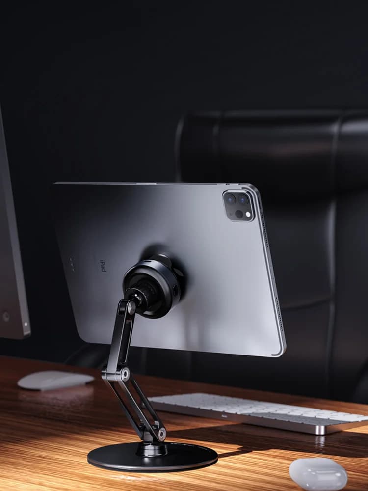Artpowers Supporto per tablet sottovuoto in metallo Supporto per cellulare Accessori per telefono per Iphone Ipad Samsung Xiaomi Huawei Soporte Tablet