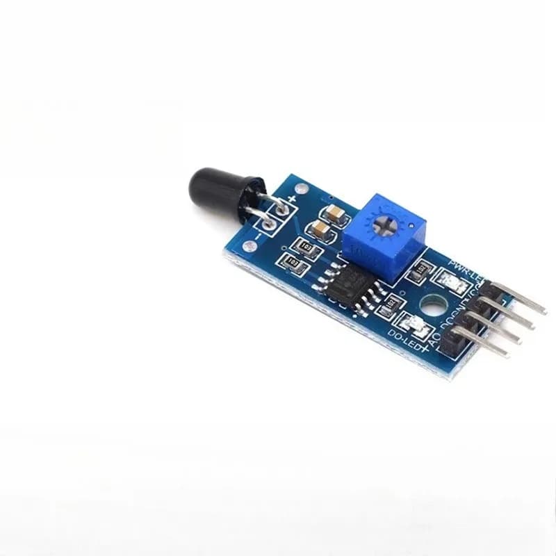 4 pin flame sensor module - Infrared receiver for fire detection for fire alarm system Arduino/ ESPRIT