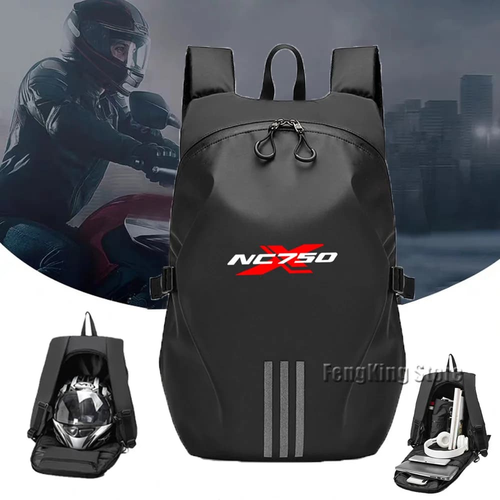 Knight backpack motorcycle helmet bag travel equipment waterproof and large capacity For Honda NC750X NC750