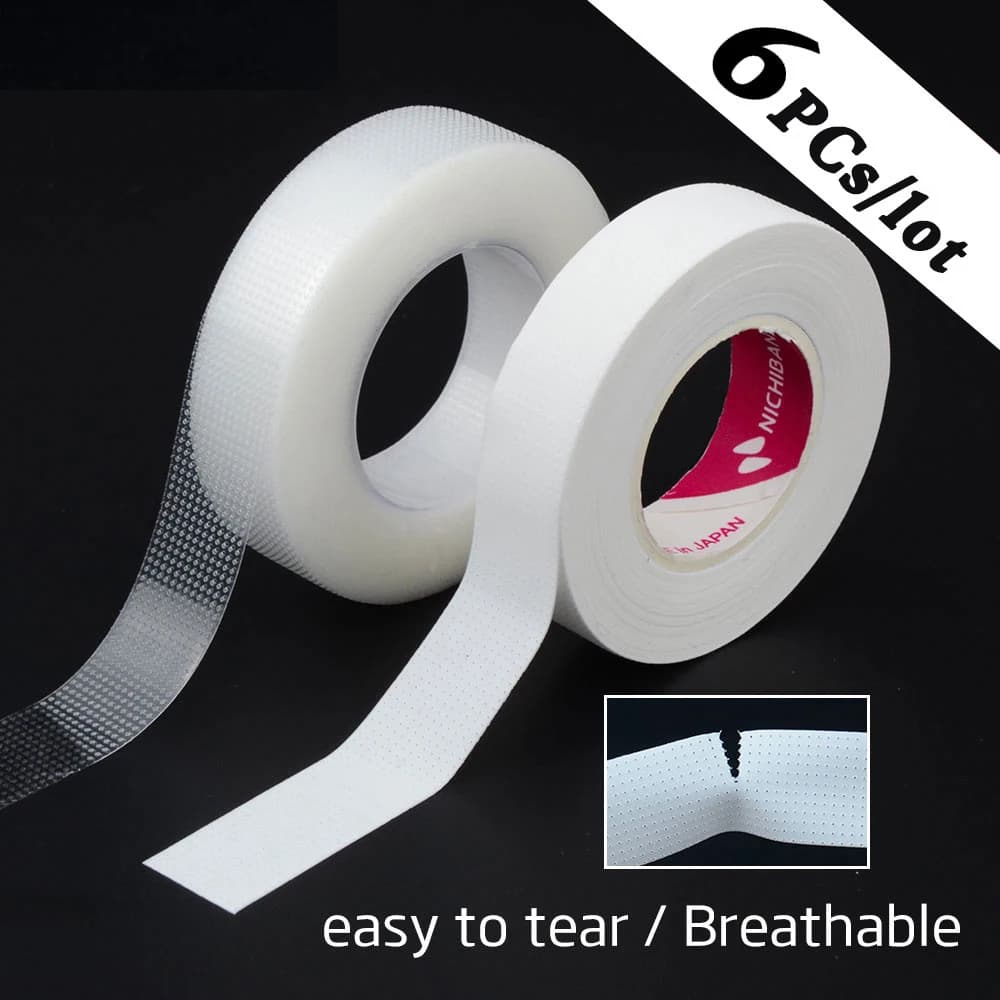 Lashtalk Eyelash Extension Tape Tool for Make-up 6 Pieces Breathable Anti-Allergic Easy to Snap Micropor Professional Fake Eyelashes