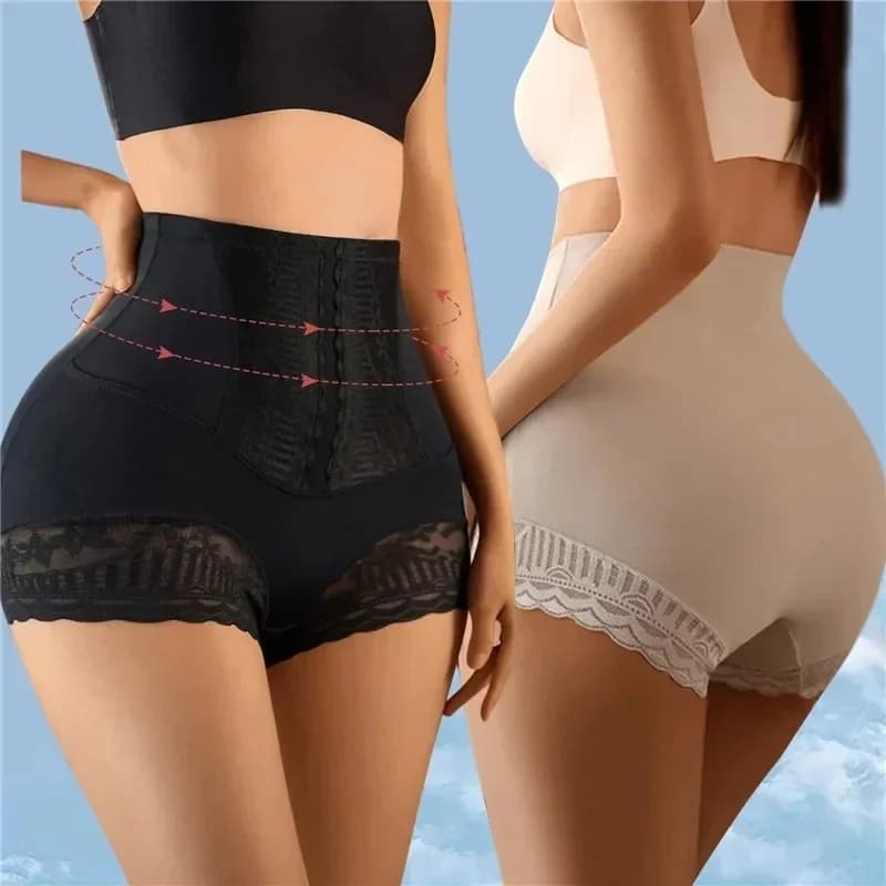 Mutandine modellanti da donna Vita alta Pantaloncini pancia piatta Butt Lifter Body Shaper Biancheria intima dimagrante Dopo il parto Pancia modellante Slip