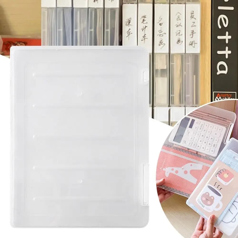 A4 A5 Archivi di carta Progetti Certificati di contratto Archiviazione da tavolo Custodia per documenti sottile Scatola per organizer per file Porta cartelle di smistamento