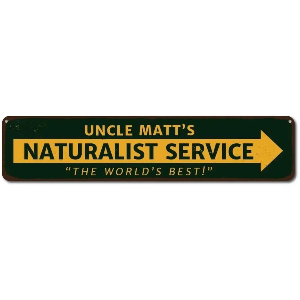 CIFbuy Personalized Text Long Metal, Custom Naturalist Service Arrow Wall Ornament
