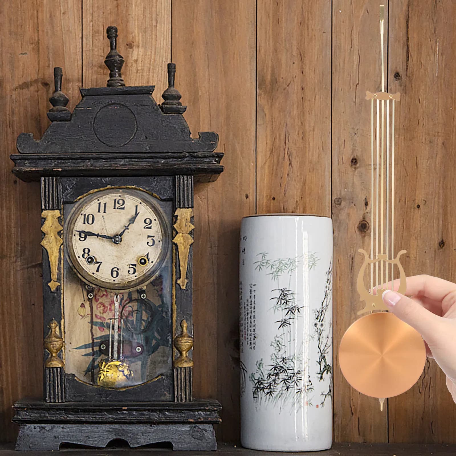 Pendolo in Metallo per Orologio, Parte di Ricambio, Movimento Silenzioso per Orologio da Parete Stile Moderno, Accessorio Decorativo