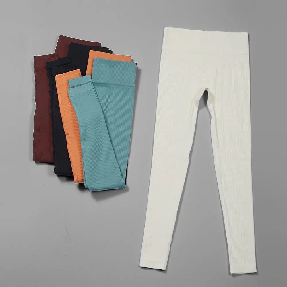 Pantaloni da yoga da donna Leggings sportivi da palestra a vita alta da donna Collant da corsa per il controllo della pancia con legging femminile senza cuciture
