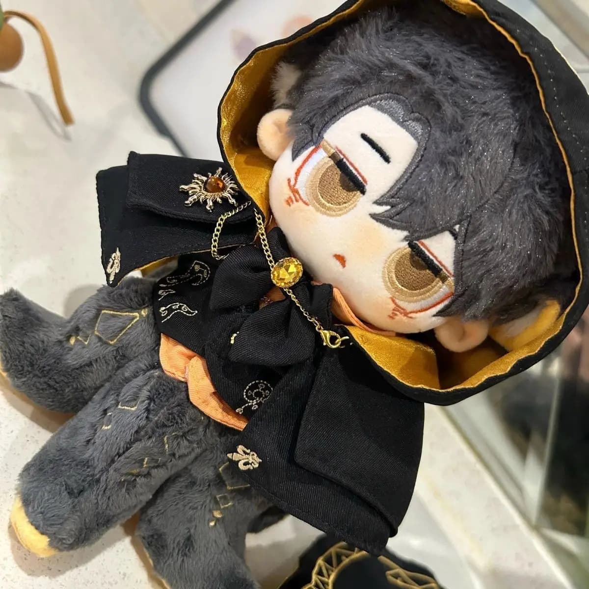 Nuovo Anime Lord of Mysteries Klein Moretti Plushies 20CM Morbido peluche Body Dress Up Cuscino imbottito Compleanno Regalo di Natale