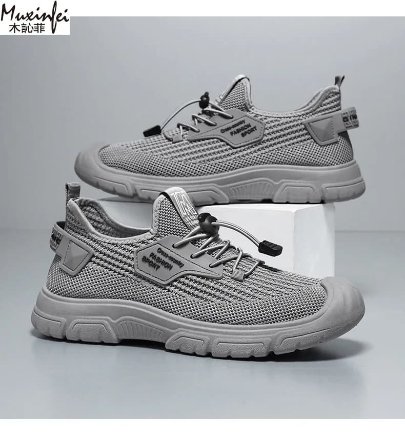 Men's Summer New Casual Sneakers Breathable Mesh Shoes Trendy Soft Soled Comfortable Sports Shoes Cheap Shoes Clearance